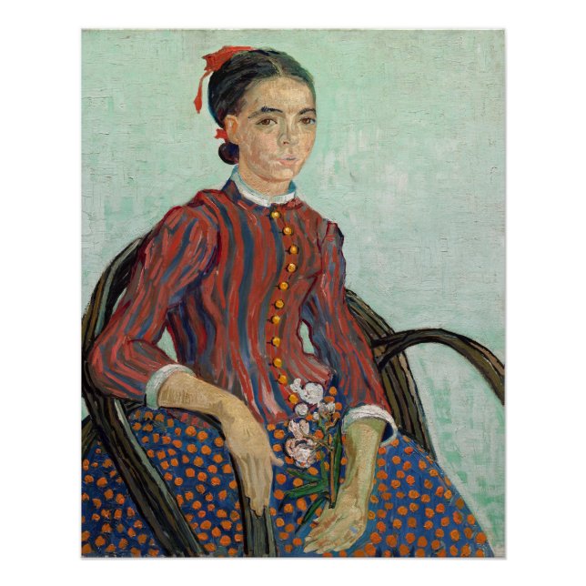 Póster Vincent van Gogh | La Mousme, 1888 (Frente)