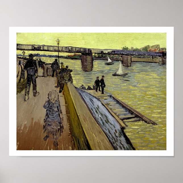 Póster Vincent van Gogh | Le Pont de Trinquetaille Arles (Frente)
