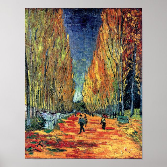 Poster Vincent Van Gogh - Les Alyscamps (Frente)