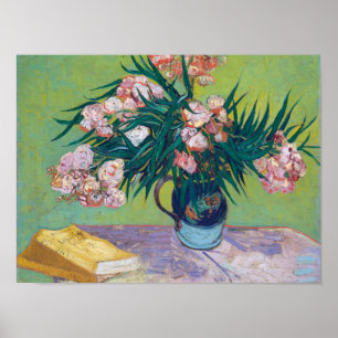 Poster Vincent Van Gogh - Majolica Jar com filiais