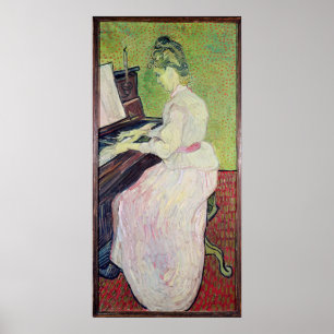 Poster Vincent van Gogh   Marguerite Gachet at the Piano