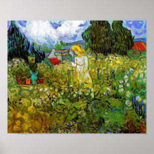 Poster Vincent Van Gogh - Marguerite Gachet No Jardim
