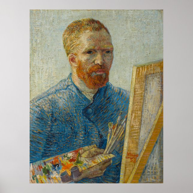 Poster Vincent Van Gogh Master Artisan Autorretrato (Frente)