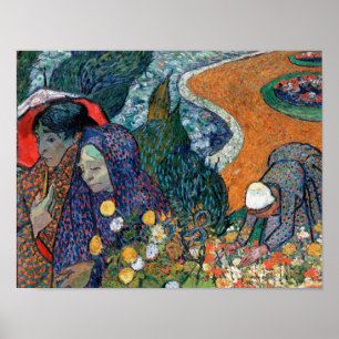 Póster Vincent Van Gogh - Memória do Jardim em Etten