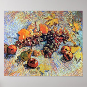 Poster Vincent Van Gogh - Natureza-Morta com Maçãs Arte F