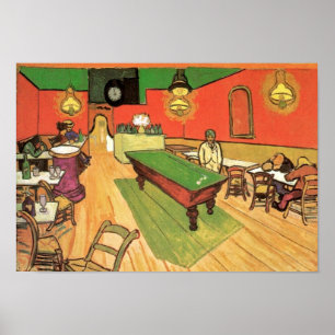 Poster Vincent Van Gogh - O Café Noturno em Arles