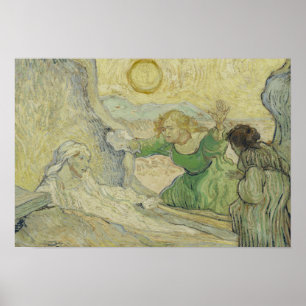 Póster Vincent van Gogh - O Levantamento de Lazarus