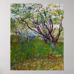 Poster Vincent van Gogh - O Pomar Flor