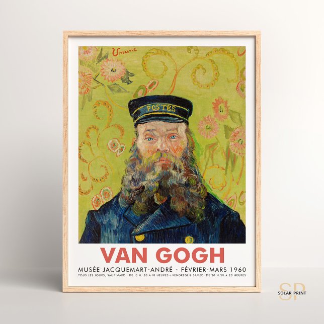 Poster Vincent van Gogh O Postman Joseph Roulin Art (Criador carregado)