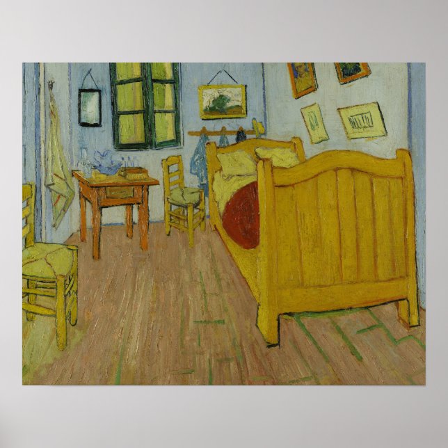 Póster Vincent van Gogh - O Quarto (Frente)