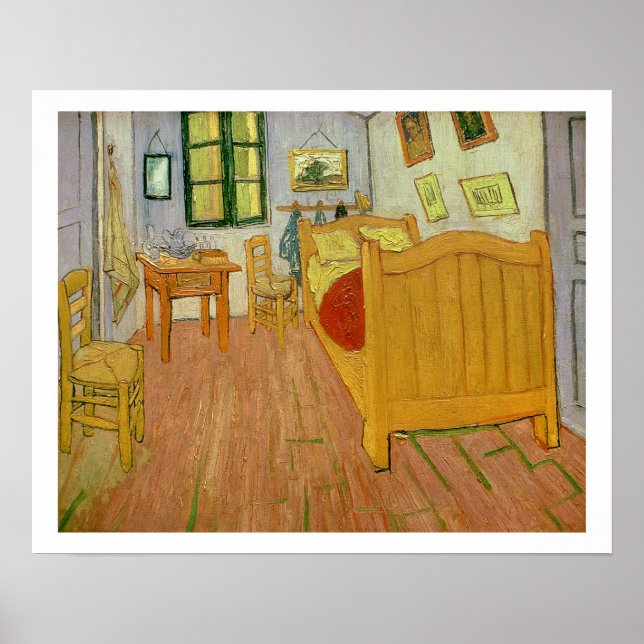 Poster Vincent van Gogh | O Quarto, 1888 (Frente)