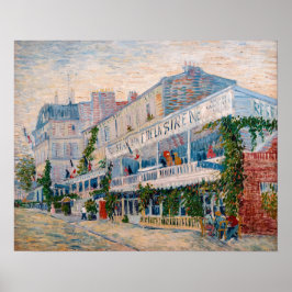 Poster Vincent van Gogh - O Restaurante de la Sirene