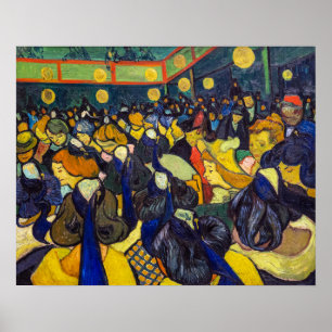 Poster Vincent van Gogh - O salão de baile em Arles