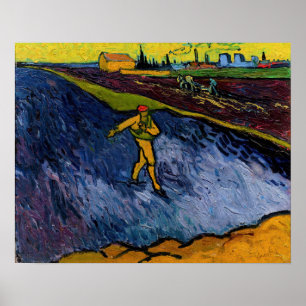 Poster Vincent van Gogh - O Semeador: Arredores de Arles