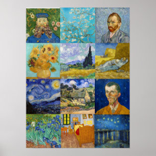 Poster Vincent Van Gogh - Obras-primas