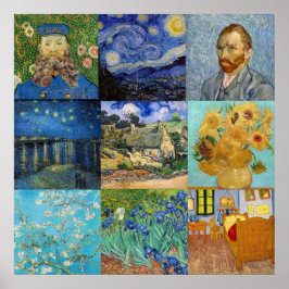 Poster Vincent Van Gogh - Obras-primas