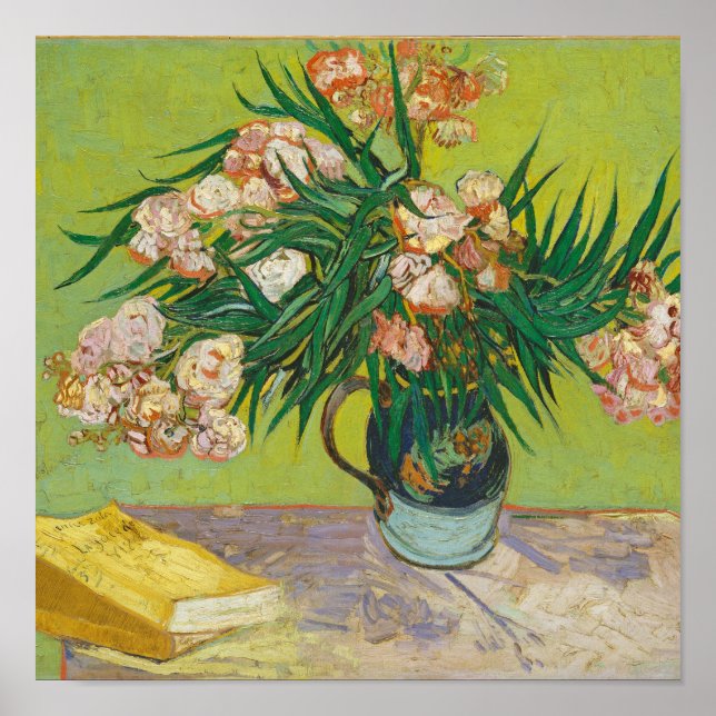 Poster Vincent Van Gogh Oleanders (Frente)