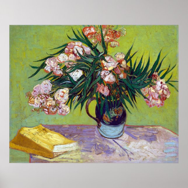 Póster Vincent van Gogh Oleanders (Frente)