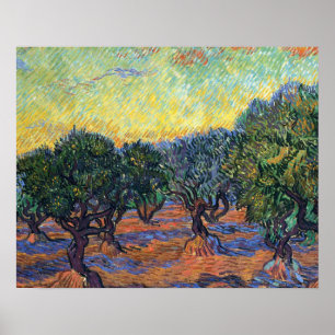Póster Vincent Van Gogh Olival Impressionismo Arte