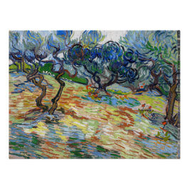 Póster Vincent van Gogh - Oliveiras: Céu azul brilhante