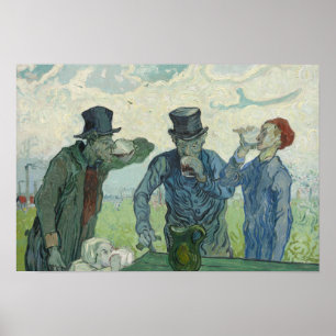 Poster Vincent van Gogh - Os Bebedores
