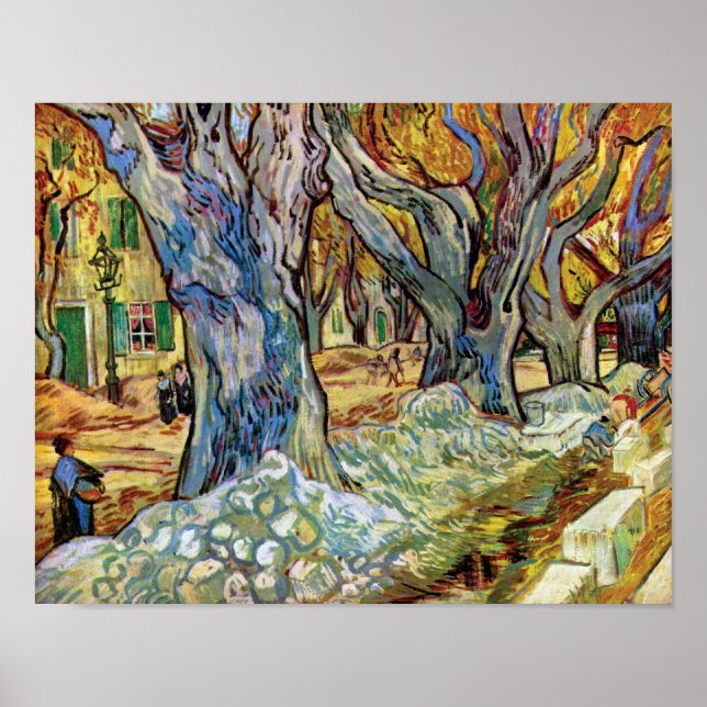 Poster Vincent Van Gogh - Os Consertadores de Estrada - A (Frente)