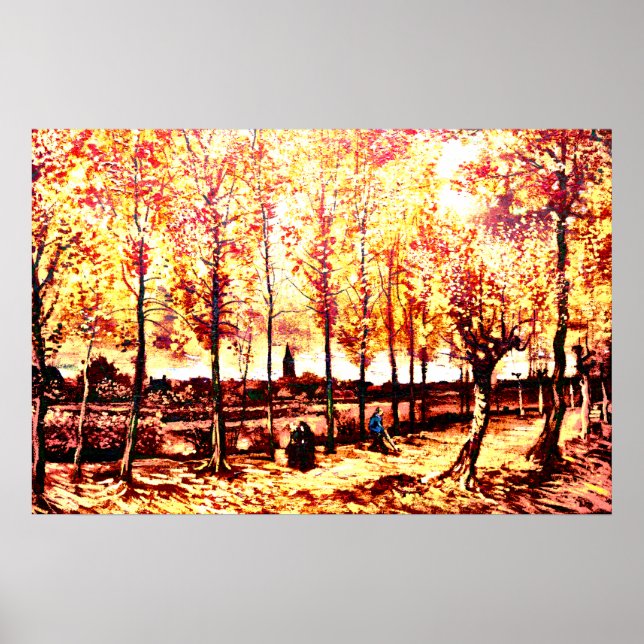 Póster Vincent Van Gogh - Os polares do Nuenen 2 (Frente)