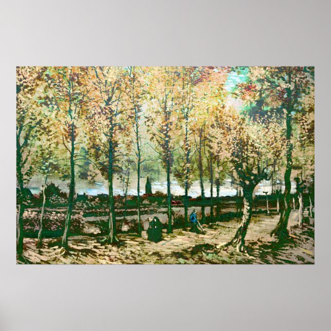 Poster Vincent Van Gogh - Os violões em Nuenen (Frente)