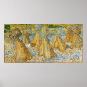 Poster Vincent van Gogh - Pastas de trigo