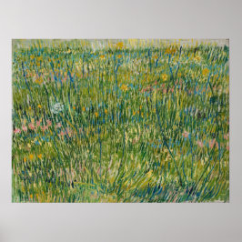 Póster Vincent van Gogh - Patch de grama