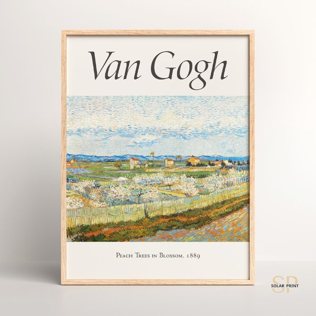 Poster Vincent van Gogh Peach Tres in Blossom Art Impress (Criador carregado)