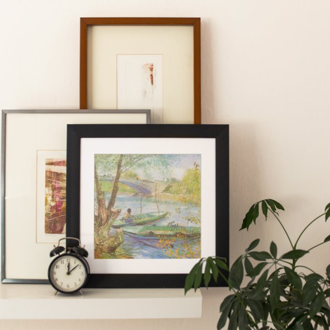 Poster Vincent van Gogh, Pesca em Primavera, Pont de Clic (Criador carregado)