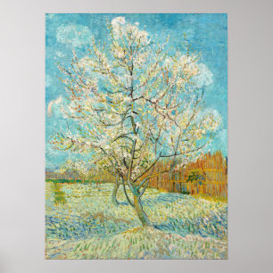 Poster Vincent van Gogh - Pink Peach Tree in Blossom