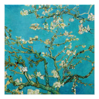 Vincent Van Gogh pintando Flores de Amendoeira