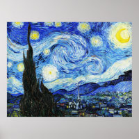 Vincent Van Gogh, pintura A Noite Estrelada