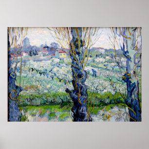 Poster Vincent van Gogh - Pomar em Blossom