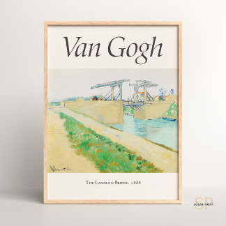 Poster Vincent van Gogh, Ponte Langlois em Arles Art