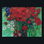 Poster Vincent Van Gogh - Poppies vermelhos e margaridas<br><div class="desc">Vincent Van Gogh - Poppies vermelhos e margaridas</div>