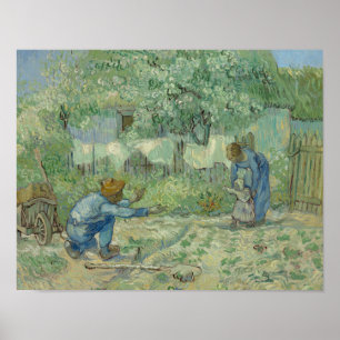 Póster Vincent van Gogh - Primeiros passos, depois do Mil