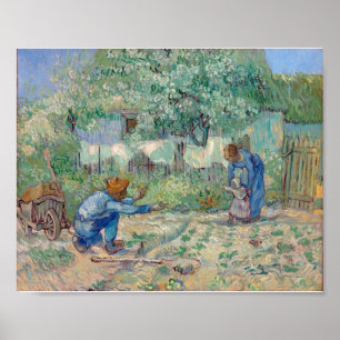 Poster Vincent Van Gogh - Primeiros passos depois do Mill