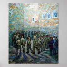 Vincent van Gogh Prisoners Exercitando-se