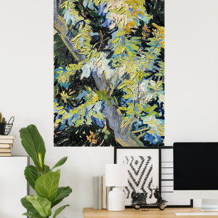Poster Vincent van Gogh, Ramos de Acácia Floridos,