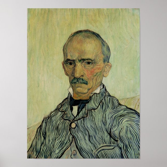 Póster Vincent van Gogh | Retrato da Superintendente (Frente)