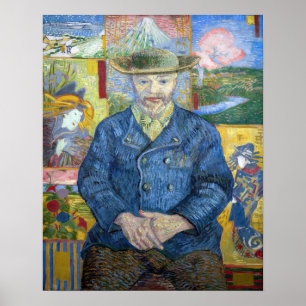 Poster Vincent van Gogh - Retrato de Pere Tanguy