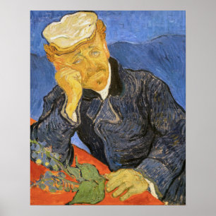 Poster Vincent Van Gogh - Retrato do Doutor Paul Gachet