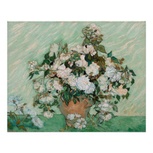 Póster Vincent van Gogh   Rosas, 1890