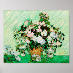 Poster Vincent Van Gogh Roses (1890)