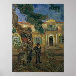 Póster Vincent van Gogh  Rua. Hospital Paul, Remy Rua
