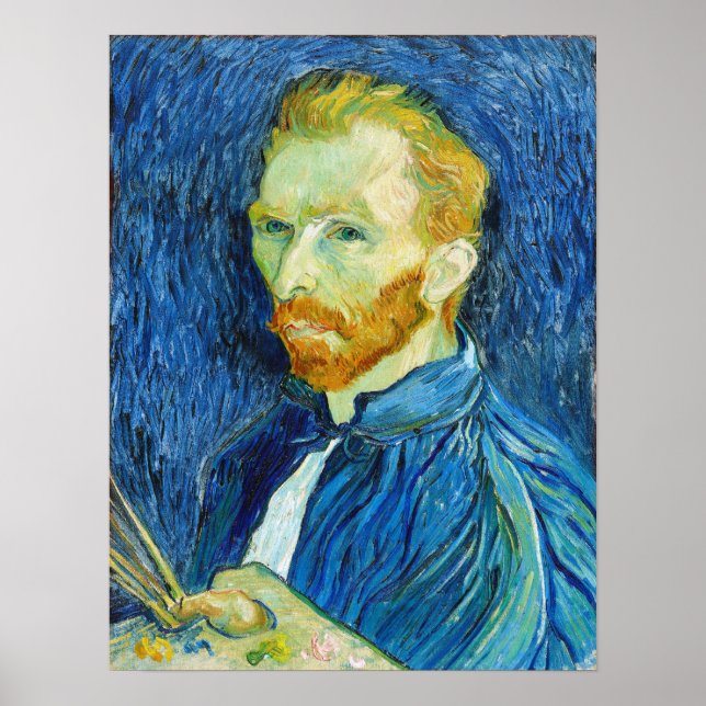 Poster Vincent van Gogh: Self Portrait (August 1889) (Frente)
