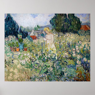 Poster Vincent van Gogh - Srta. Gachet em seu jardim
